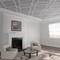 Ekena Millwork 63W x 94 12H x 1T Large Villarreal Decorative Fretwork Ceiling Panels in Architectural Grade PVC CELP63X9503VIL - alternate 1